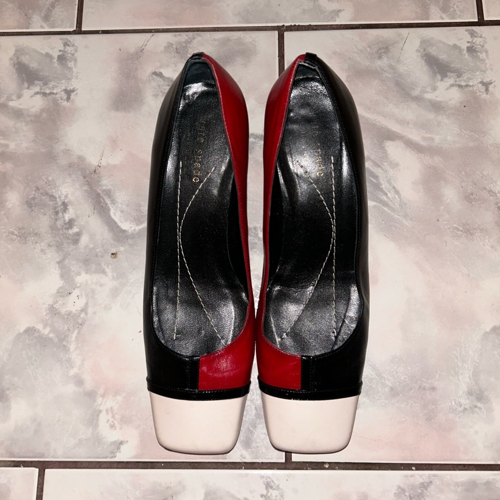 Kate Space Color Block Low Heels